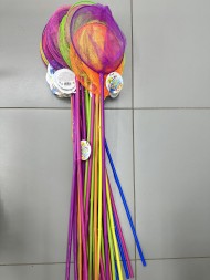 Сачок (80х24 см) КРУГ medium, 7 цветов в ассортименте (Арт. 2019-819)